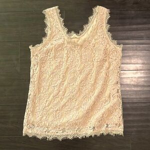 ADIVA Lace Tank Top Size Large